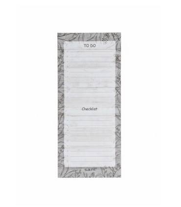 یادداشت چک لیست 52 برگ با پرفراژ سم - طرح شاخه