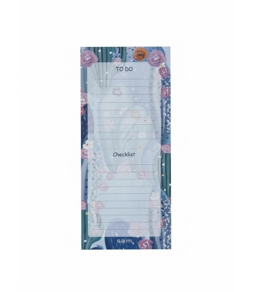 یادداشت چک لیست 52 برگ با پرفراژ سم - طرح نقاشی