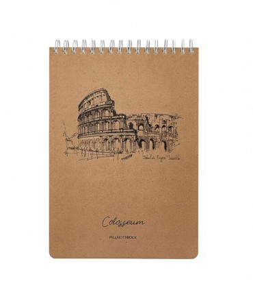 دفتر اسکیس A4 پیل - طرح Colosseum