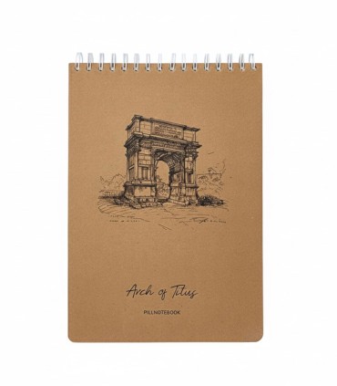دفتر اسکیس A4 پیل - طرح Arch of Titus
