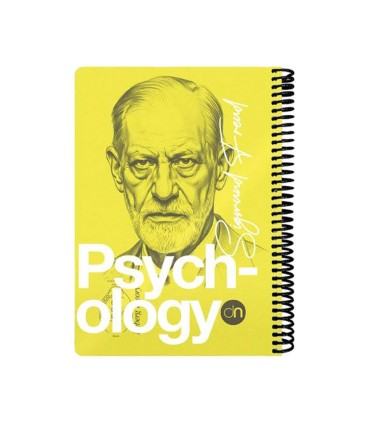 دفتر 100 برگ وزیری روانشناسی دات نوت سری چهره ها رنگ زرد