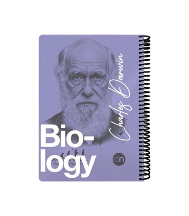 دفتر 100 برگ وزیری زیست دات نوت سری چهره ها رنگ بنفش