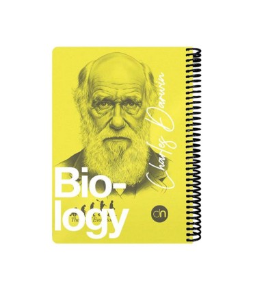 دفتر 100 برگ وزیری زیست دات نوت سری چهره ها رنگ زرد