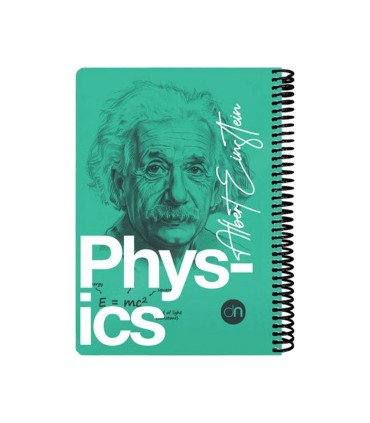 دفتر 100 برگ وزیری فیزیک دات نوت سری چهره ها رنگ سبز