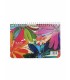 دفتر یادداشت سم با پرفراژ 10×15 سیم از 15 - طرح گلبرگ