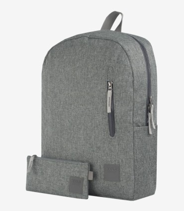 کوله پشتی لپ تاپ 15.6 اینچی KULE مدل KL-1504PLUS -رنگ طوسی ملانژ