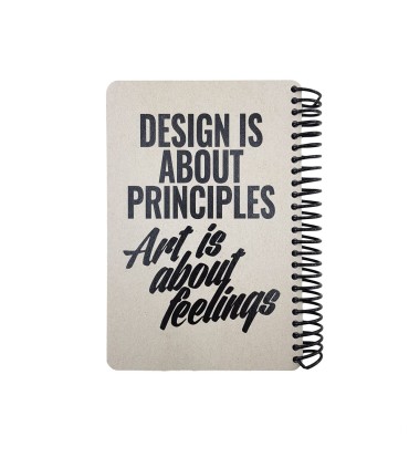 دفتر 90 برگ RAW and GREY مدل DESIGN