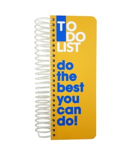 دفتر سیمی TO-DO دات نوت 120 برگ طرح do the best you can do