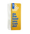 دفتر سیمی TO DO دات نوت 120 برگ طرح do the best you can do