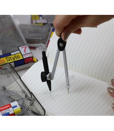 ست 7 تکه پرگار و خط کش De Style پنتر