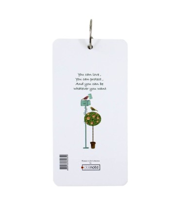 دفتر یادداشت حلقه دار women's life - طرح 1