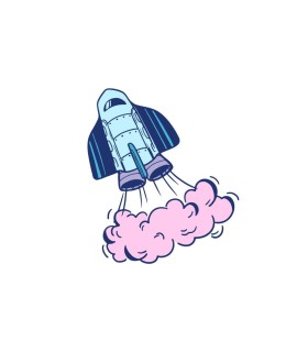 استیکر طرح موشک