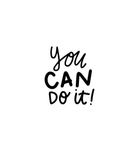 استیکر طرح you can do it