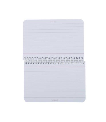 دفتر یادداشت سم با پرفراژ 10*15 سیم از 15 طرح 242