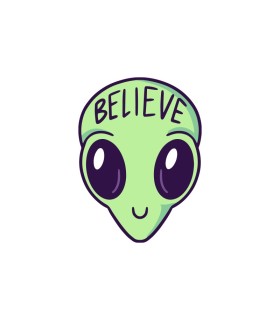 استیکر طرح Believe