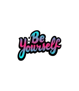 استیکر طرح be yourself