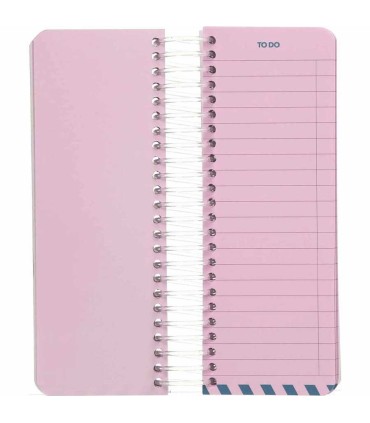 دفتر سیمی TO-DO دات نوت 120 برگ طرح you are what you do not what you say