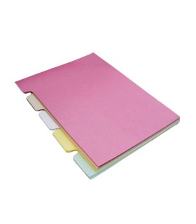 دیوایدر مقوایی (۵ رنگ) بسته ۱۰۰ برگی