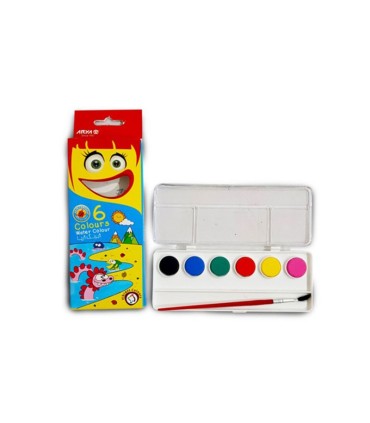 آبرنگ ۶ رنگ آریا کد 5001