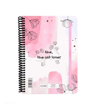 دفتر یادداشت دات نوت سری دختران-طرح cat lover