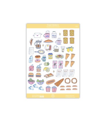 مجموعه استیکر خوردنی‌ها 1