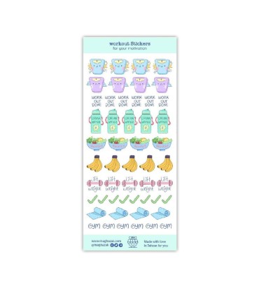 مجموعه استیکر ورزش و سلامتی