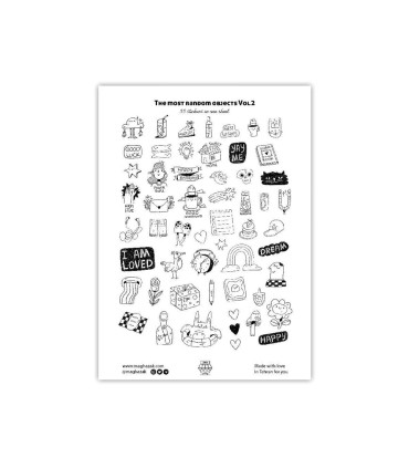 مجموعه استیکر The most random objects Vol.2