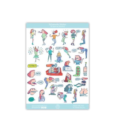 مجموعه استیکر ابله‌ها