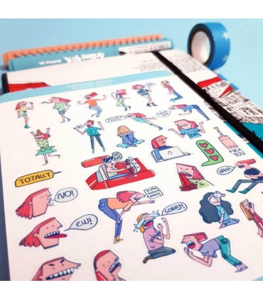 مجموعه استیکر ابله‌ها